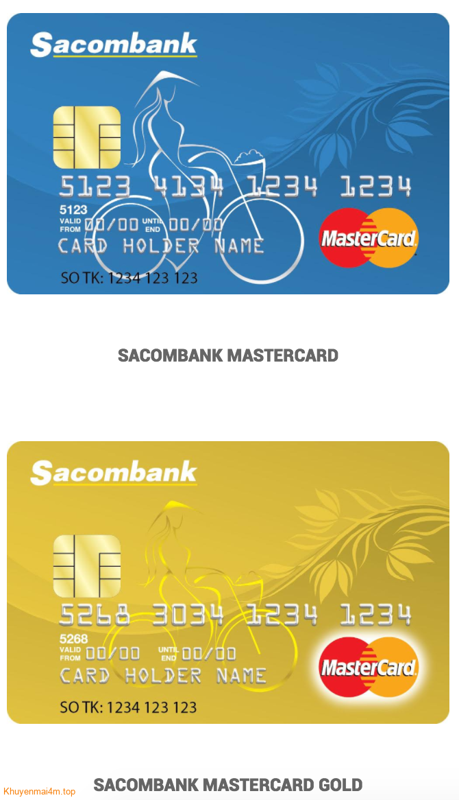 Thẻ tín dụng SACOMBANK MASTERCARD