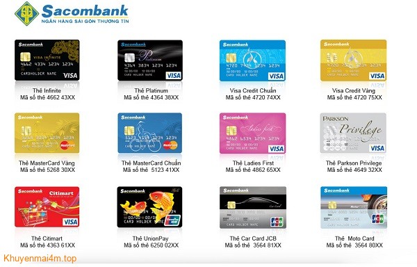 Điều kiện và thủ tục đăng ký làm thẻ tín dụng Sacombank- 1
