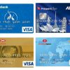 So sánh thẻ tín dụng của ANZ, HSBC, TECHCOMBANK và SACOMBANK