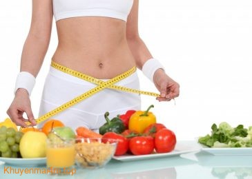 Muốn giảm cân hiệu quả phải có chế độ ăn uống hợp lý