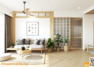 Thiết kế nội thất căn hộ phong cách Japandi