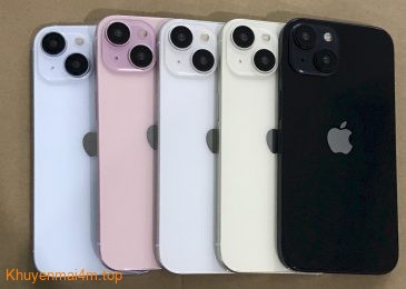 iPhone 15 và 15 Pro đã xuất hiện mô hình với đầy đủ màu