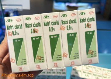 Bộ Y tế thu hồi toàn quốc thuốc nhỏ mắt Natri clorid 0,9%