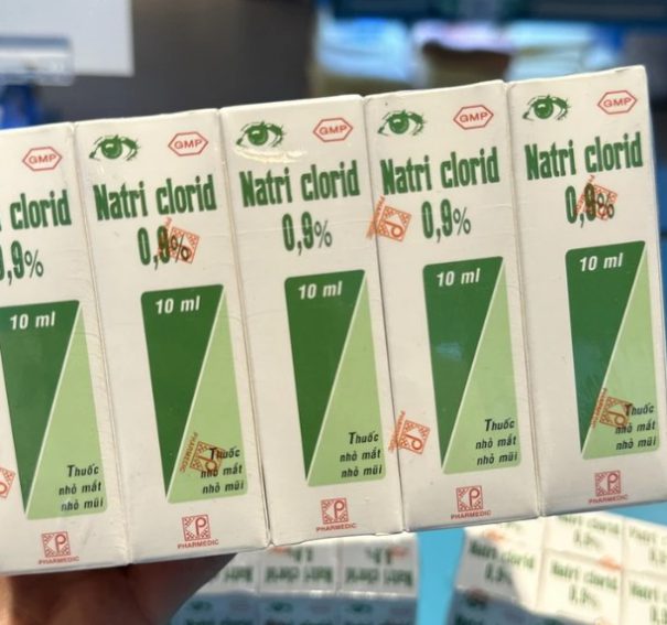 Bộ Y tế thu hồi toàn quốc thuốc nhỏ mắt Natri clorid 0,9%