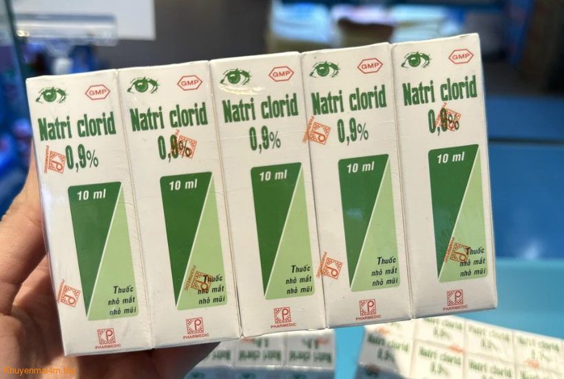 Bộ Y tế thu hồi toàn quốc thuốc nhỏ mắt Natri clorid 0,9%