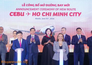 Vietjet mở đường bay thẳng TP HCM – Cebu