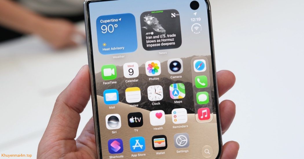iPhone Duo 2 có thể tích được hợp Face ID dưới màn hình